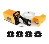Pneumatic Terminal Crimping Machine, 6.0T Pneumatic Crimping Tools with Foot Valve and Jaw Set, Crimping Range: 6-70mm², Heavy Duty Crimper for Multiple Application Scenarios(Hexagon)