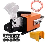 Pneumatic Terminal Crimping Tool, 1.3T Air Crimper for 0.5-16mm² Wire Terminals, 15 Interchangeable Dies, 0.5-0.7 MPa