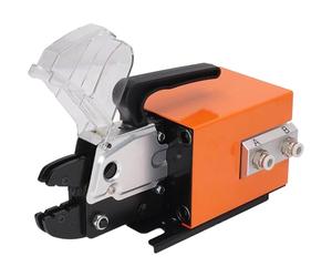 Pneumatic Terminal Crimping Tool, Air Powered Crimping Machine with 4 Dies, 1.3T Output & 0.5-0.7Mpa Air Pressure for Mechanical Manufacturing, Cable Connection