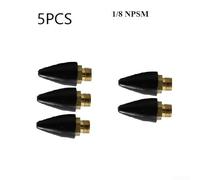 Pneumatic Tool Accessory 5 Pcs Replacement Nozzle Tips for Air Blow Tools, 1/8 Inch NPSM