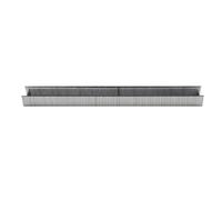 Pneumatic Tool Pins 2000pcs Framing Galvanized Staples, 1010J/1013J/1022J Pneumatic Stapler Nails for DIY Woodworking(10mm)