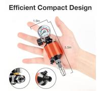 Pneumatic Tool Pressure Regulator for Spray for guns Dryers Pneumatic(Green)