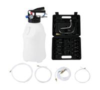 Pneumatic Transmission Oil Dispenser, 10L Capacity with 15 Adapters, Durable ABS/Iron Construction for ATF Fluid Change