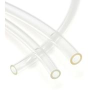 Pneumatic Tubing Pipe, 10ft PU Air Hose Pipe Tube 3mm OD x 2mm ID PU Polyurethane Line Hose Tube for Air Compressor, Fluid Transfer, Air Brake (Clear, 3M)