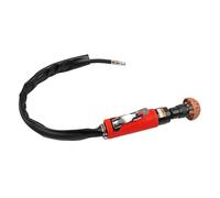 Pneumatic Tyre Repair Grinder Tool, 2200 RPM Low Speed Tire Buffer with 1 Grinding Head, Small Pneumatic Polishing Grinding Machine Kit, Auto Car Truck Wheel Repair Grinding Tool red