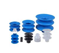 Pneumatic Vacuum Suction Cup Three-layer Silicon Sucker Robotics Automation Mechanical Arm Tools 100Pcs(FG-14)