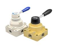 Pneumatic Valve Hand Valve 4HV230-08 Three-Position Four-Way 4HV330-10 430-154HV210-6 310-15(4HV310-08(带3个PC12-02接头+1个半铜BSL-02))