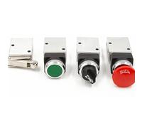 Pneumatic Valve MOV-01 MOV-02 MOV-03 Mechanical Valve 1/8" PT Thread Manual Valve Air Switch Control Valve Push Button Momentary(MOV03A)