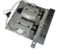 Pneumatic Vise, CNC Machining Fixture, Flat Nose Vise Drilling Machine Tapping Machine(Dual Cylinder)