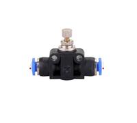 Pneumatics Air Throttle Valve Speed Control Quick Hose Tube Water Fitting Connector Pneumatic Fittings Adjust 4mm 6mm 8mm 10mm(LSA-4)