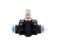 Pneumatics Air Throttle Valve Speed Control Quick Hose Tube Water Fitting Connector Pneumatic Fittings Adjust 4mm 6mm 8mm 10mm(LSA-8)