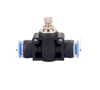 Pneumatics Air Throttle Valve Speed Control Quick Hose Tube Water Fitting Connector Pneumatic Fittings Adjust 4mm 6mm 8mm 10mm(LSA-12)