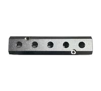 Pneumatics Manifolds for Factory Equipment Routing Channeling Plate for Production Line Industrial Engineers