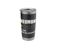 Pneumonia Awareness Warrior Support Stainless Steel Insulated Tumbler