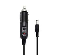 PNGKNYOCN 1.5Feet 12V DC Car Charger Auto Power Supply 18AWG Cable - DC 5.5mm x 2.1mm to Car Cigarette Lighter Male Plug Car Cigarette Lighter Cable for Camera, CCTV, Car Refrigerator