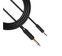 PNGKNYOCN 1/8 to 1/4 Mono Cable,3.5mm 1/8" TS Mono Male to 6.35mm 1/4" Mono Male Audio Cable for Amplifier, Laptop,Guitar (3.5mm TS 1M)