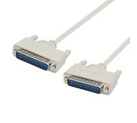 PNGKNYOCN 4.5 Feet DB25 Male to Male Parallel Printer Cable for the Connection Between a Computer with DB25 Female Interface and the Printer
