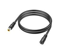 PNGKNYOCN 8mm to 5.5x2.1mm DC Extension Cable, 14AWG, 1M/3FT Adapter for Portable Power Station, Solar Generator, and Panel