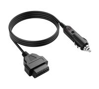 PNGKNYOCN Car OBD2 Vehicle ECU Emergency Power Supply Cable,12V Cigarette Lighter to OBD Female Memory Saver Adapter Cable.(1M/3.3FT)