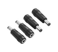 PNGKNYOCN DC Power Adapter,DC 5.5x2.1mm Male Plug to 4.0x1.7mm Female Jack Converter for Laptop,CCTV Security Cameras Surveillance Syste（4-Pack）