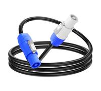 PNGKNYOCN PowerCon Power Cable,16AWG AC PowerCon Input to PowerCon Output Power Extension Cable for LED Screen Beam Moving Head Light, Stage Lighting Fixture（1M/3.3FT）