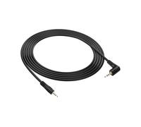 PNGKNYOCN Right Angle 2.5mm Audio Aux Cable,90 Degree 2.5mm Male to Male TRRS Stereo Headset Headphone Jack Connector Cable for Headset Headphone Microphone(1.8M) (90 Degree to Straight, 1.8M)