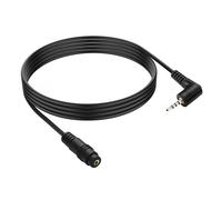 PNGKNYOCN Right Angle 2.5mm Audio Extension Cable,90 Degree 2.5mm TRRS Male to Female Stereo Audio Aux Cable Compatible with Headphones, Microphone(1.8M)