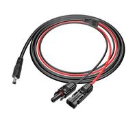 PNGKNYOCN Solar Panel Connectors to DC 5.5x2.1mm Extension Power Cable 14AWG Solar Panel Converter Cable for Solar Panel Charger and Portable Solar Generator（4.9FT）