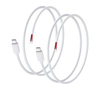 PNGKNYOCN USB C Pigtail Power Cable，2 Pack 20AWG 5V/5A USB Type C Male Plug 2 Pin Bare Wire Extension Power Cable for DIY Equipment Installed Replace Repair (0.5M/1.6FT)