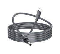 PNGKNYOCN USB C to DC Power Cable for Starlink Mini,PD 100W USB C Male to DC 5.5 x 2.1mm Male Waterproof Connector Cable（2M/6.5FT