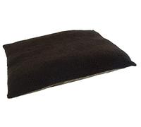 PnH® Fleece Dog Bed Cushion With Waterproof Base - Super Soft Fleece Top. Unique Luxury Deep Fill Channelled Fibre Filling to Prevent Shape Loss. (BROWN, XXL GIANT 137cm x 87cm.)