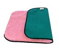 PnH Veterinary Bedding®- CLASSIC RANGE Binded for Extra Strength & Durability. Soft Fleece Vet Bedding Pieces with a Professional Look. GREY, WHITE - MANY COLOURS, MANY SIZES (PINK, 100cm x 100cm)