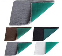 PnH Veterinary Bedding - Green Back - GREY, BROWN, CHARCOAL or WHITE - Vet Bedding Pieces - Many Sizes - READY TO USE, SELVAGE EDGE REMOVED (100cm x 50cm, GREY)
