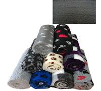 PnH Veterinary Bedding ® NON SLIP - Ribbed Rubber Backing Vet Bed Roll, Vetbed, Dog Bed, 3, 5, 8 and 10 Metre Rolls, Many Different Designs and Colours (3m x 75cm, Plain Charcoal)
