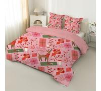 PNHCL Small Double Duvet 7.5 Tog Decorative Lights Coverless Duvet, Modern Washable Quilt for All Seasons, Soft Lightweight Comforter for Kids Girls Boys Teens Bedroom Decor MQ46