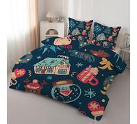 PNHCL Star Single Duvet 7.5 Tog for Children Adults, Crystal Ball Patterned Coverless Duvet, Soft Lightweight Single Quilt for All Season (Blue,135x200cm, A988)