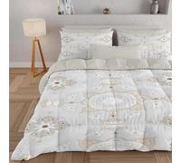 PNHCL Tradition Ethnic Super King Duvet 7.5 Tog for Women and Girls, Vintage Chic French Patterned Coverless Duvet, Soft Lightweight Super King Quilt for All Season (Blue,260x220cm, A584)