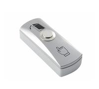 PNI Access Button PB410, 12V Power Supply, max. 3A, NO/COM Output Contact, zinc Alloy, Silver