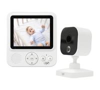 PNI Video Baby Monitor BM280 2.8 inch screen wireless 2.4 GHz, temperature sensor, VOX, night vision, zoom function, lullabies