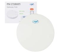PNI CT28WIFI Internet Hub CT 28 Control Module with 8 underfloor Heating Zones, ABS, White