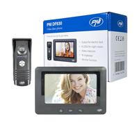 PNI DF930 video intercom with 1 monitor, 7 inch LCD screen, 800x480, electromagnetic yala output, black