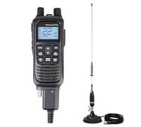 PNI Escort HP 82 portable CB radio station kit, multi standard, 4W, 12V, AM-FM and PNI S75 CB antenna, 75cm, with magnet included
