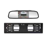 PNI Escort P25 wireless parking system with 4.3 inch LCD display integrated in the rearview mirror and camera integrated in the license plate holder, 480P, 110 degree angle