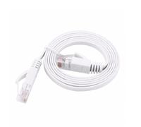 PNI Flat network cable S/STP CAT7 U7030W, 2 x RJ45, 4 pairs of wires, 32AWG, copper, 10 Gbps, 600 MHz, 3m, white