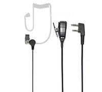 PNI Headset with microphone and acoustic tube HS82L with 2-pin K plug, cable length 160 cm, black