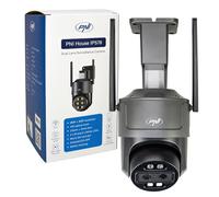 PNI House IP578 video surveillance camera with Wi-Fi, PTZ, dual lens 8MP + 8MP, 10X optical zoom