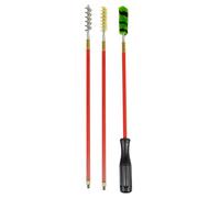 PNI Hunting H11 gun cleaning kit with 3 brushes included for .54 caliber guns, RED