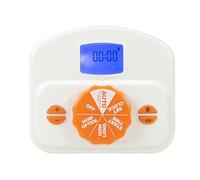 PNI WT09 Irrigation Programmer, LCD Display, Automatic and Manual, Time, Duration and Days of Watering, White Orange, 115 X 45 X 105mm