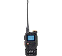 Portable VHF/UHF radio station PNI P16UV 999 channels, dual band TX and 6 RX bands, VOX transmission, Scan, FM radio, weather channels, Li-Ion 2600 mAh