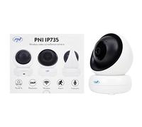 PNI Pet Camera IP735 3MP, Indoor Camera, Dog Camera, 355° rotation Home Security Camera, WiFi Baby Monitor, Night Vision, Motion Tracking, 2-Way Talk, APP Control, Dog Camera